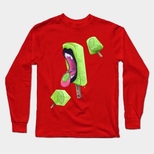 Lime Popsicle Long Sleeve T-Shirt